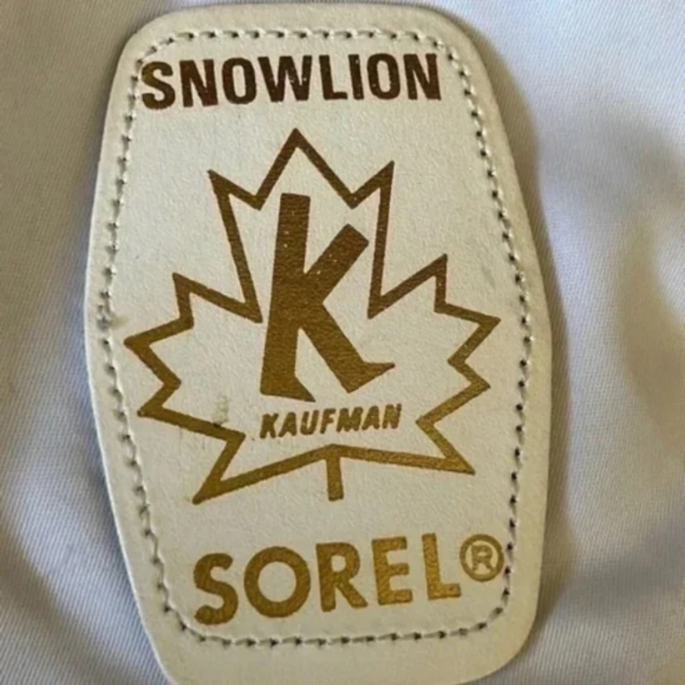 Sorel Snowlion Tall Winter Snow Boots Insulated White & Cream US Women's Size 6 - Picture 4 of 15